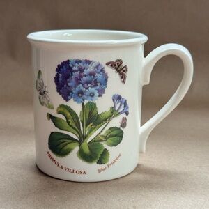 Portmeirion Botanic Garden Blue Primrose Ceramic Coffee/Tea Mug.